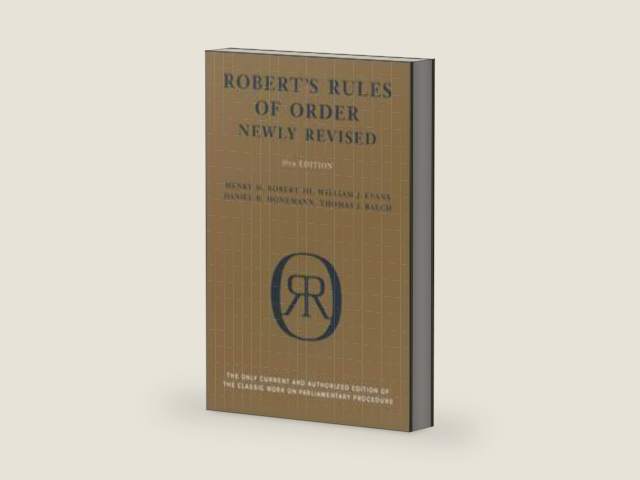 Robert's Rules of Order (Newly Revised, 10th Edition) by Henry M. Robert III
