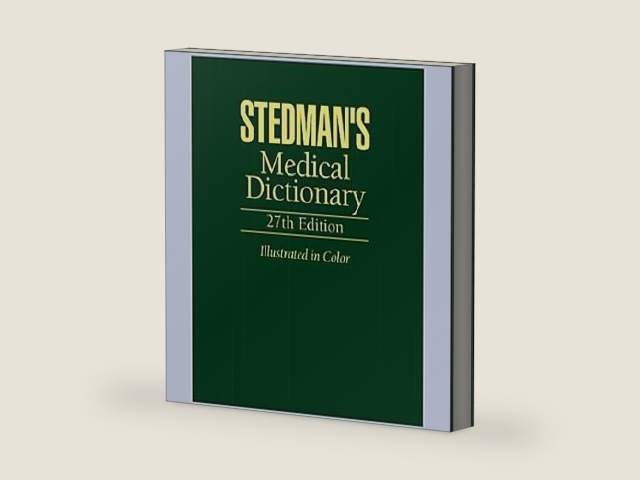 Stedman's Medical Dictionary: Veterinary Medicine Insert With over 45 Images and Reference Tables by Stedmans