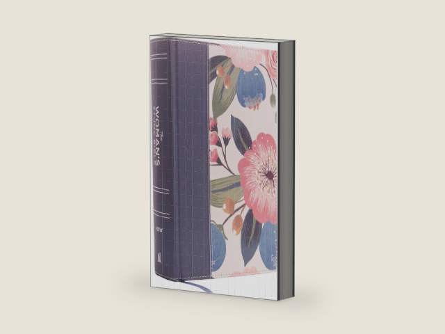 NIV, The Woman's Study Bible, Cloth over Board, Blue Floral, Full-Color, Red Letter: Receiving God's Truth for Balance, Hope, and Transformation by Thomas Nelson