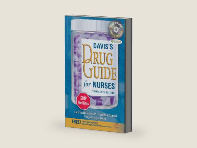 Davis's Drug Guide for Nurses + Resource Kit CD-ROM by April Hazard Vallerand PhD RN FAAN