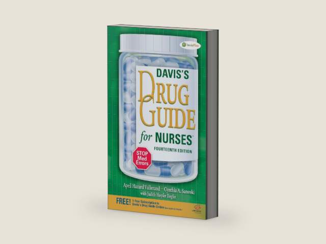 Davis's Drug Guide for Nursesr by April Hazard Vallerand PhD RN FAAN