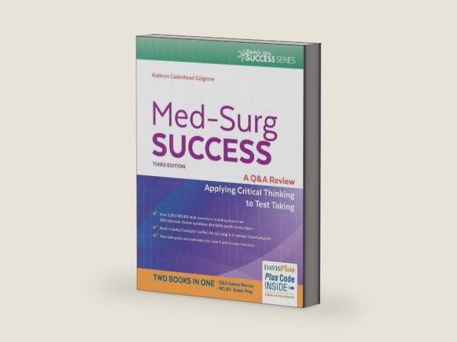 Med-Surg Success: NCLEX-Style Q&A Review (Davis's Q&A Success) by Kathryn Cadenhead Colgrove RN MSN CNS
