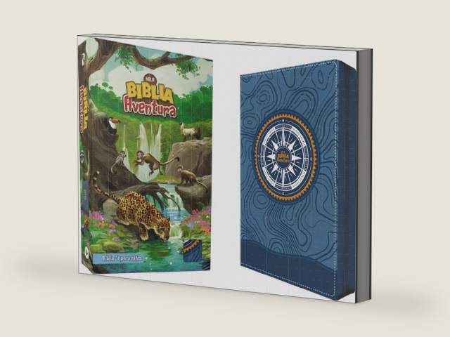 NBLA, Biblia Aventura, Interior a color, Leathersoft, Azul, con Cierre, Comfort Print (Adventure Bible) (Spanish Edition) by NBLA-Nueva Biblia de Las Américas
