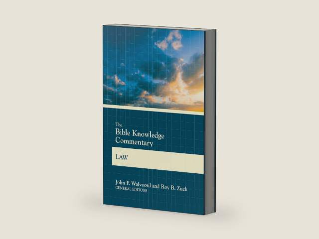 The Bible Knowledge Commentary Law by John F. Walvoord