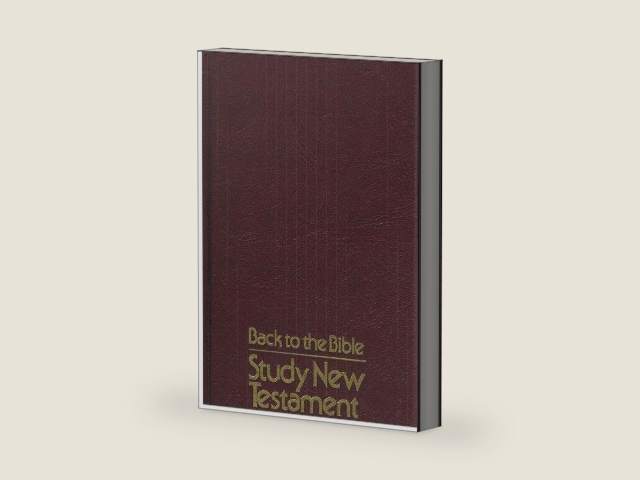 Back to the Bible: Study New Testament, with Unger's Bible Handbook and Halley's Bible Handbook by Editor