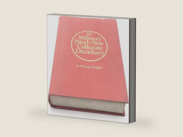Webster's Ninth New Collegiate Dictionary by Websters Merriam