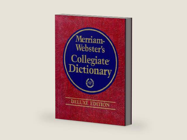 Merriam-Webster's Collegiate Dictionary, Deluxe Edition by Merriam-Webster