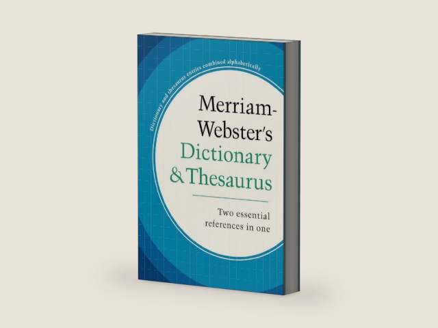 Merriam-Webster's Dictionary and Thesaurus, Newest Edition, Trade Paperback by Merriam-Webster