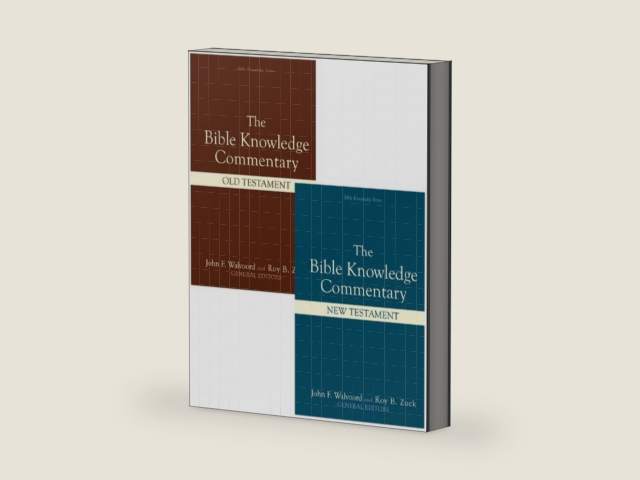 Bible Knowledge Commentary (2 Volume Set) (Bible Knowledge Series) by John F. Walvoord