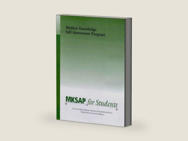 MKSAP for Students: Medical Knowledge Self-Assessment Program by Patrick Alguire M.D.