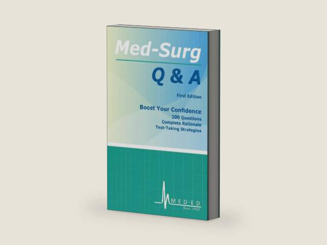 Med-Surg Q & A: Boost Your Confidence: 200 Questions, Complete Rationale, Test-Taking Strategies by Beth Grace