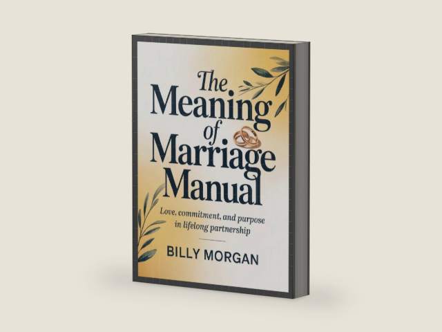 The Meaning of Marriage Manual: Love, Commitment, and Purpose in Lifelong Partnership by Billy Morgan