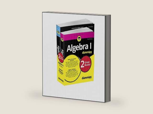 Algebra I For Dummies Book + Workbook Bundle by Mary Jane Sterling