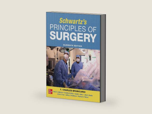 SCHWARTZ'S PRINCIPLES OF SURGERY 2-volume set 11th edition by F. Charles Brunicardi
