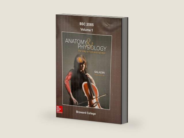 Anatomy and Physiology, Volume 1 (BSC2085 Custom) - 9th edition by Kenneth S. Saladin