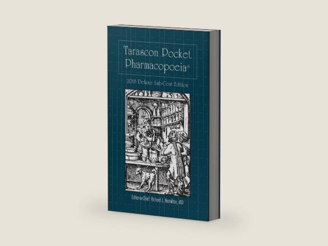 Tarascon Pocket Pharmacopoeia 2018 Deluxe Lab-Coat Edition: . by MD FAAEM FACMT FACEP Editor in Chief Richard J. Hamilton