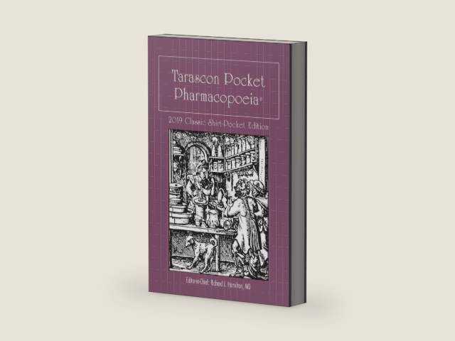 Tarascon Pocket Pharmacopoeia 2019 Classic Shirt-Pocket Edition: . by MD FAAEM FACMT FACEP Editor in Chief Richard J. Hamilton