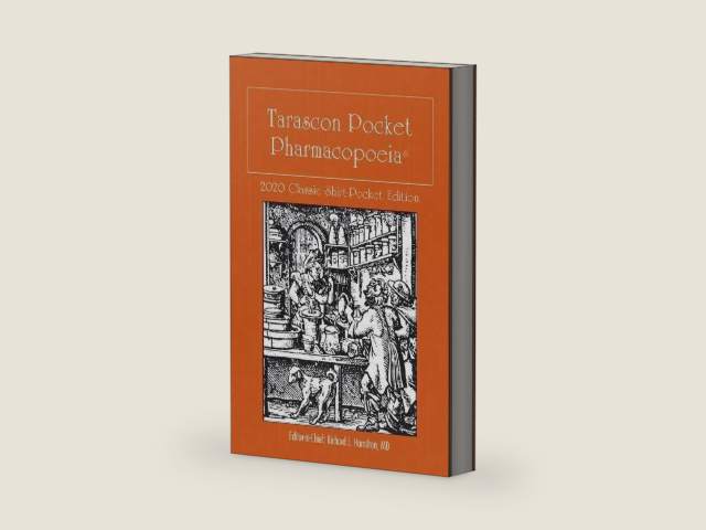 Tarascon Pocket Pharmacopoeia 2020 Classic Shirt-Pocket Edition by MD FAAEM FACMT FACEP Editor in Chief Richard J. Hamilton