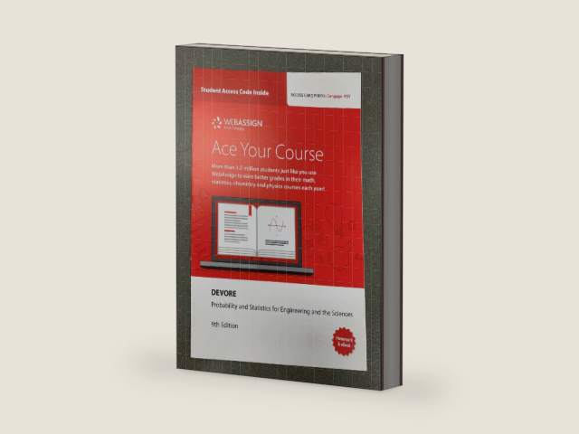 WebAssign for Devore's Probability and Statistics for Engineering and the Sciences, Single-Term Printed Access Card by Devore