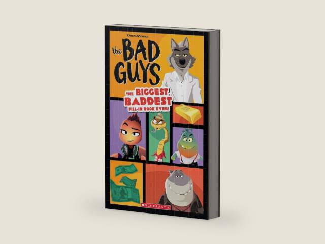 Bad Guys Movie: The Biggest, Baddest Fill-in Book Ever! (The Bad Guys) by Terrance Crawford