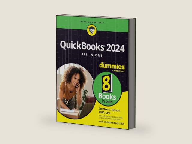 QuickBooks 2024 All-in-One For Dummies by Stephen L. Nelson
