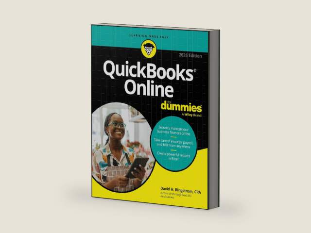 QuickBooks Online For Dummies, 2026 Edition by David H. Ringstrom