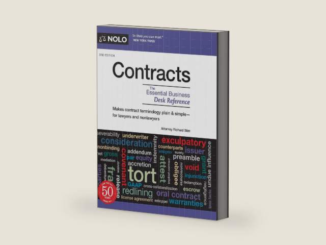 Contracts: The Essential Business Desk Reference by Richard Stim Attorney