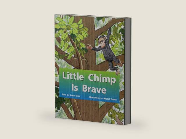 Rigby PM Stars: Individual Student Edition Red (Levels 3-5) Little Chimp Is Brave by Jenny Giles