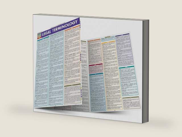 Legal Terminology: QuickStudy Laminated Reference Guide (Quick Study: Law) by Inc. BarCharts Publishing