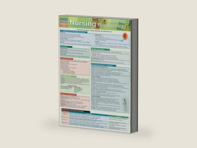 Nursing Pharmacology: a QuickStudy Laminated Reference Guide by Inc. BarCharts Publishing
