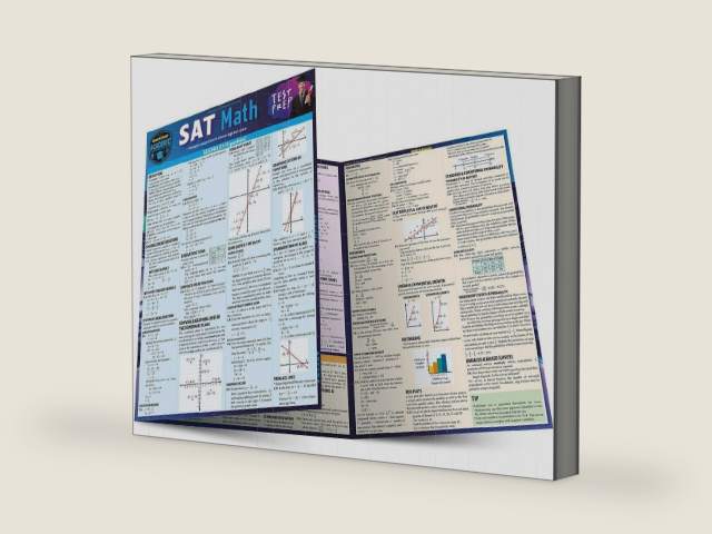 SAT Math Test Prep: a QuickStudy Laminated Reference Guide by Stephen Reiss