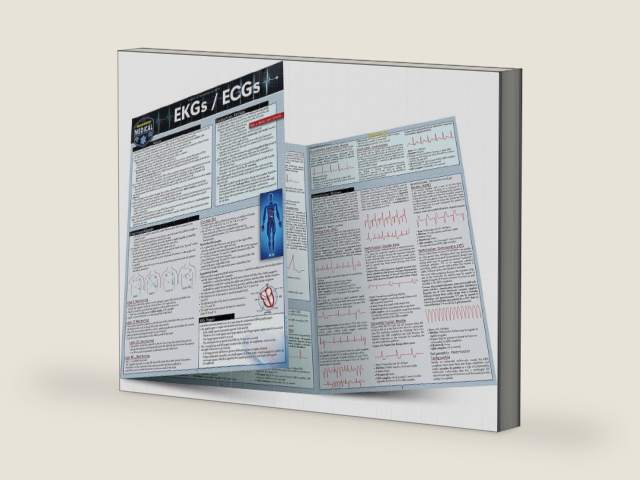 EKGs / ECGs: a QuickStudy Laminated Reference Guide by Lisa Farach