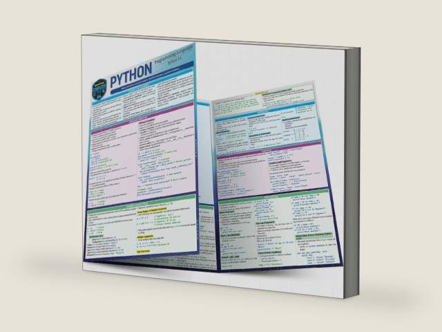Python Programming Language: a QuickStudy Laminated Reference Guide by Robin Nixon