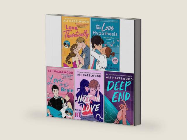 Ali Hazelwood 5 Books Collection Set (Love Theoretically, The Love Hypothesis, Love on the Brain, Not In Love & Deep End) by Ali Hazelwood