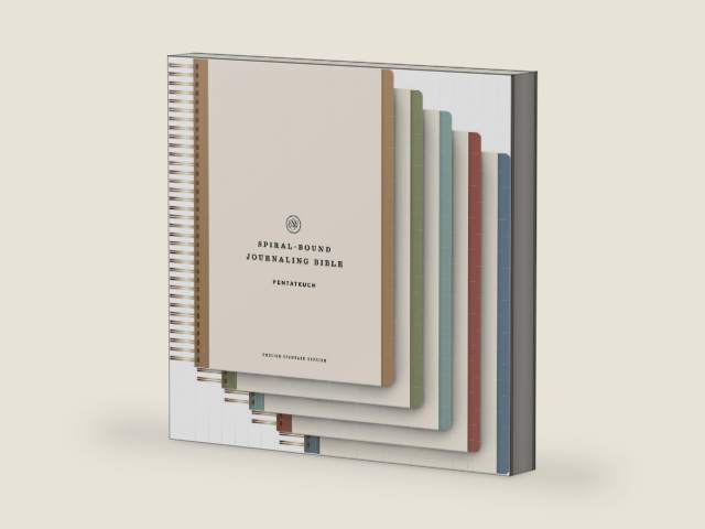 ESV Spiral-Bound Journaling Bible, Five-Volume Set (Hardcover): Holy Bible, English Standard Version by ESV Bibles