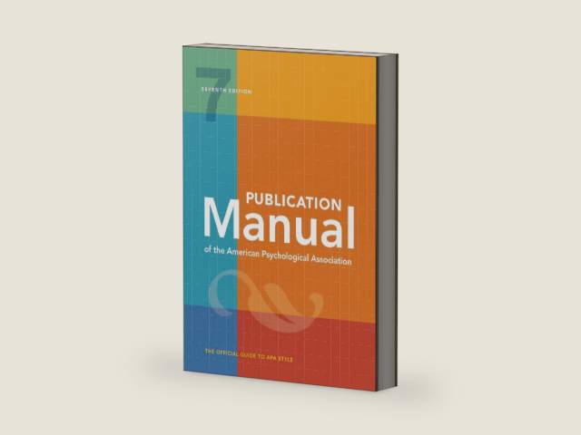 Publication Manual (OFFICIAL) 7th Edition of the American Psychological Association by American Psychological Association