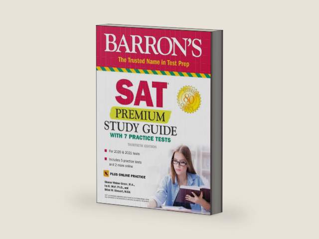 SAT Premium Study Guide with 7 Practice Tests (Barron's Test Prep) by Sharon Weiner Green M.A.