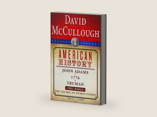 David McCullough American History E-book Box Set: John Adams, 1776, Truman, The Course of Human Events by David McCullough