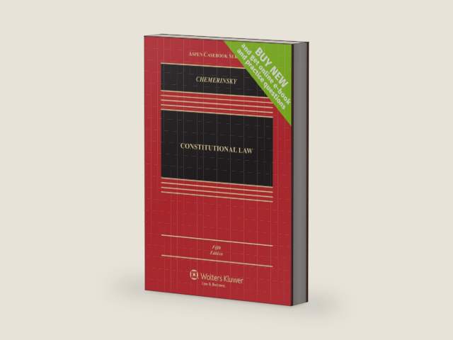 Constitutional Law (Aspen Casebooks) by Erwin Chemerinsky