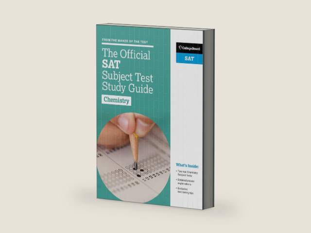 The Official Sat Subject Test In Chemistry Study Guide (College Board Official Sat Study Guide) by The College Board