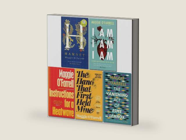 Maggie O'Farrell 5 Books Collection Set (The Vanishing Act of Esme Lennox, The Hand That First Held Mine, Instructions for a Heatwave, I Am, I Am, I Am, Hamnet) by Format: Paperback