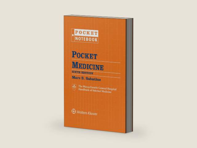 Pocket Medicine: The Massachusetts General Hospital Handbook of Internal Medicine (Pocket Notebook Series) by Marc S Sabatine