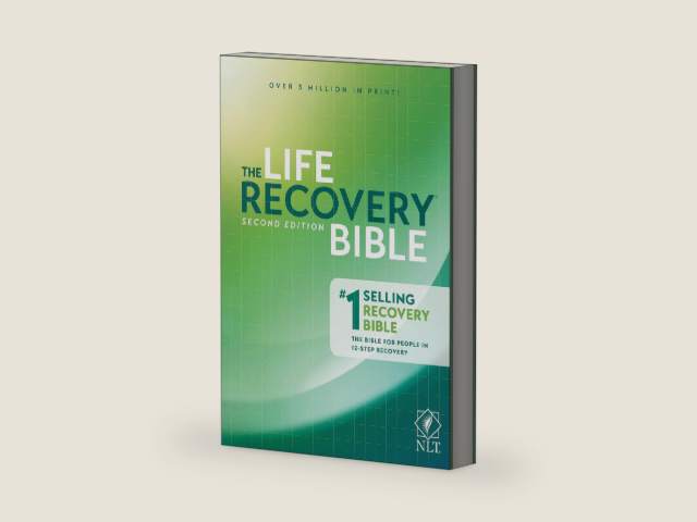NLT Life Recovery Bible (Hardcover): 2nd Edition: Addiction Bible Tied to 12 Steps of Recovery for Help with Drugs, Alcohol, Personal Struggles - With Meeting Guide by New Living Translation