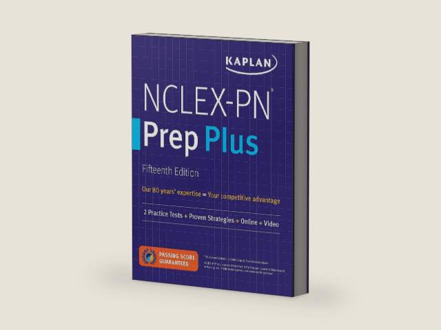 NCLEX-PN Prep Plus: 2 Practice Tests + Proven Strategies + Online + Video (Kaplan Test Prep) by Kaplan Nursing