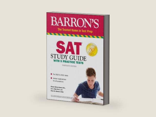 SAT Study Guide with 5 Practice Tests (Barron's Test Prep) by Sharon Weiner Green M.A.