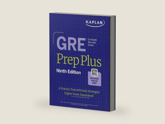 GRE Prep Plus, Ninth Edition (2026): Includes 6 Practice Tests, 1500+ Practice Questions + Online Access to a 500+ Question Bank, Video Tutorials, and Live Class Sessions (Kaplan Test Prep) by Kaplan Test Prep