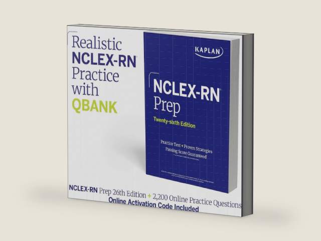 NCLEX-RN Prep Toolkit (2025): Includes 1 Full Length Practice Test + 6 Months Access to a 2,200+ Online Practice Question Bank by Kaplan Test Prep