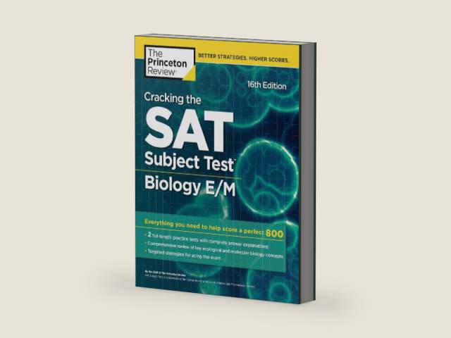 Cracking the SAT Subject Test in Biology E/M, 16th Edition: Everything You Need to Help Score a Perfect 800 (College Test Preparation) by The Princeton Review