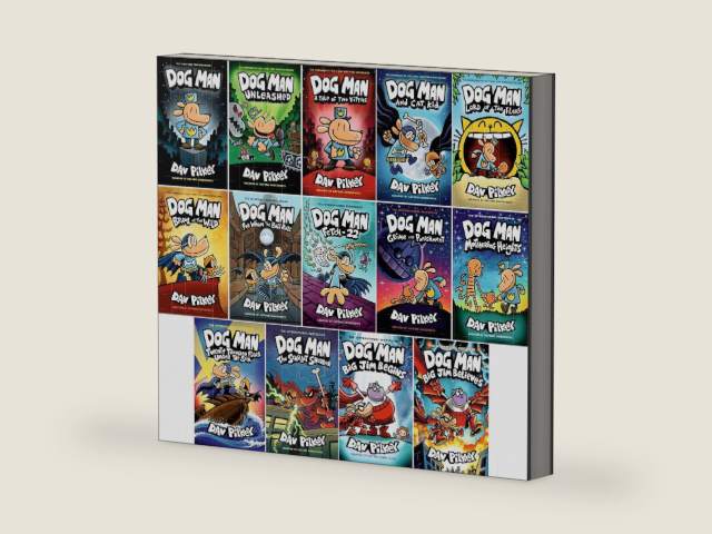 Dog Man Series Complete Collection Set (Books 1–14) by Dav Pilkey by Dav Pilkey