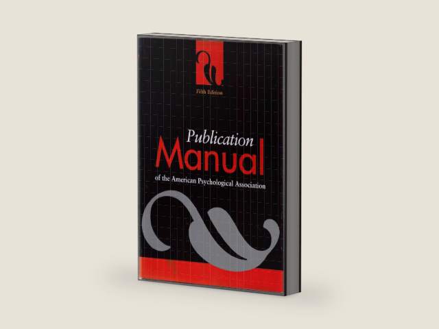 Publication Manual of the American Psychological Association by American Psychological Association